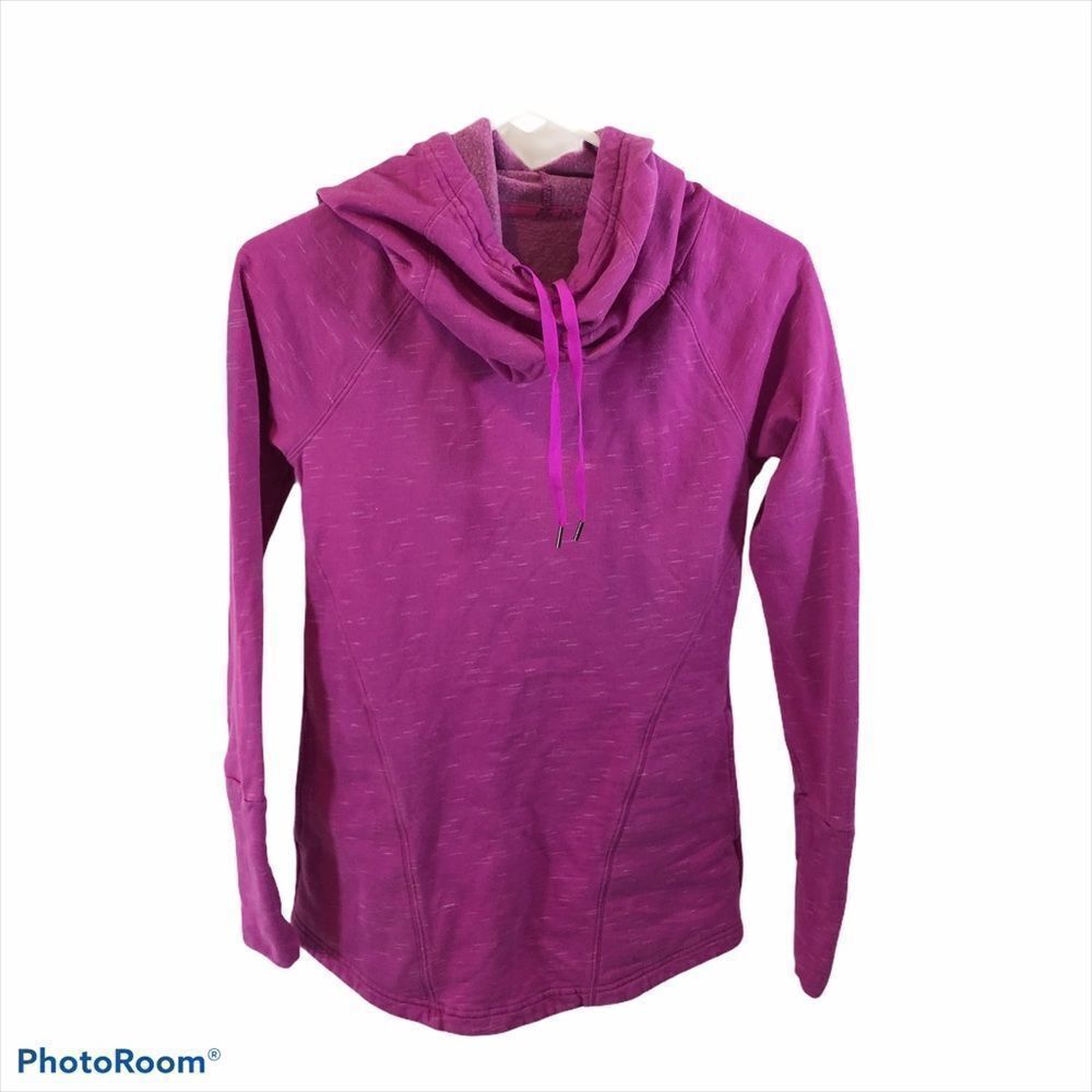 Lucy Dance Workout Pull‎ Over Cowl Neck Hoodie S